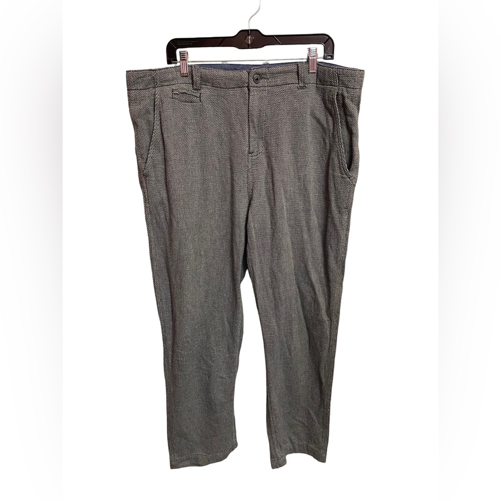 Carbon 2 Cobalt Mens 38/30 Textured Trousers Slacks 100% Cotton